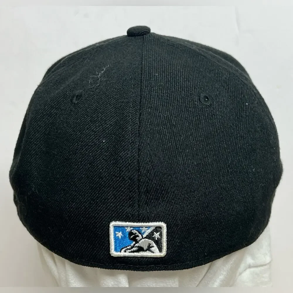 New Era Game Used Akron Rubber Ducks On Field Hat Size 7